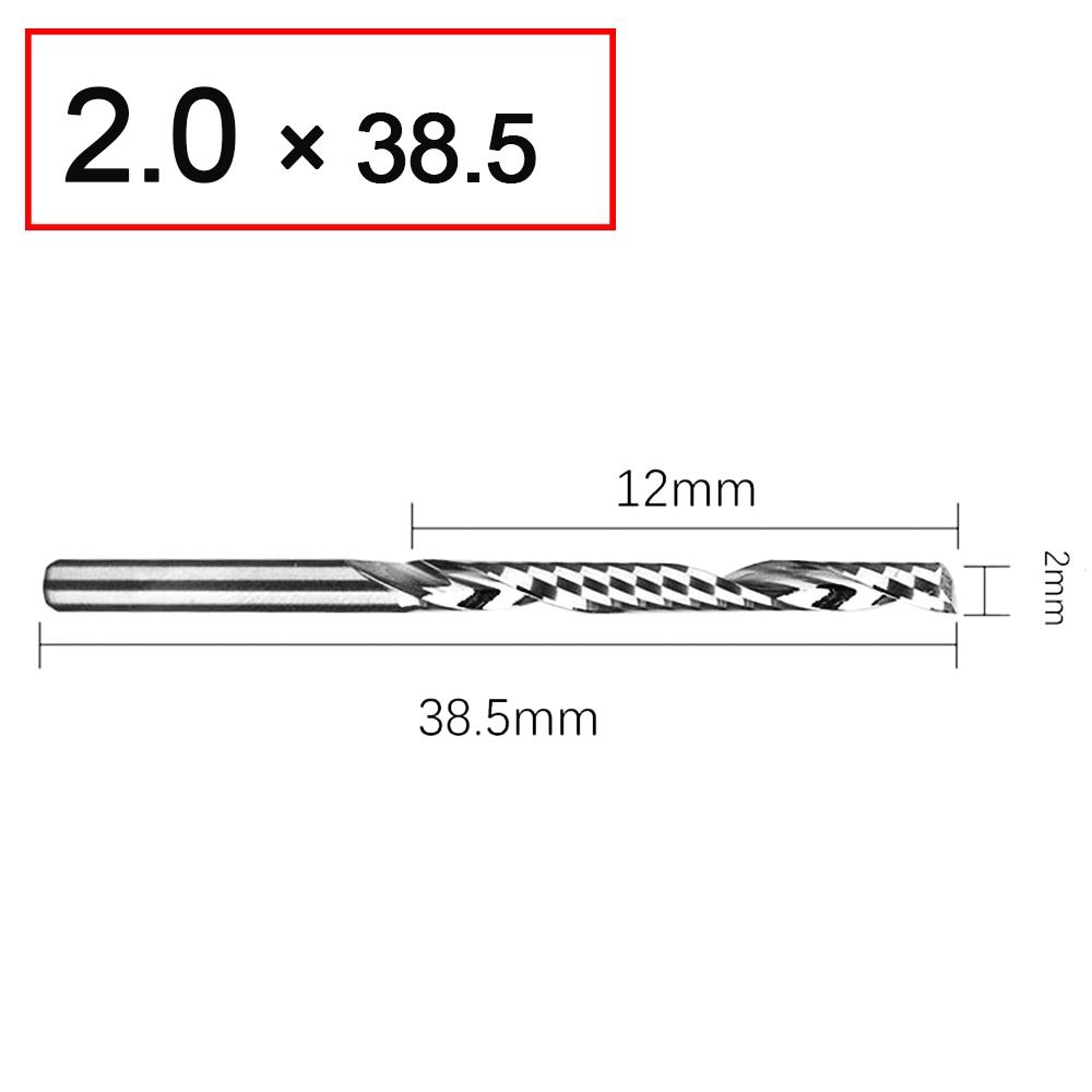 Aluminum Cutting Tool Mill Cutter End Mill Cutter Bits Woodworking Tools Single Flute End Mill