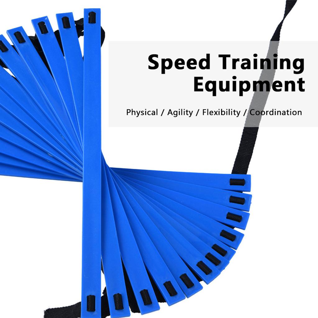 Speed Agility Train Kit, 19Ft Flat Ladder   10pcs Disc Cones for Athletic Training