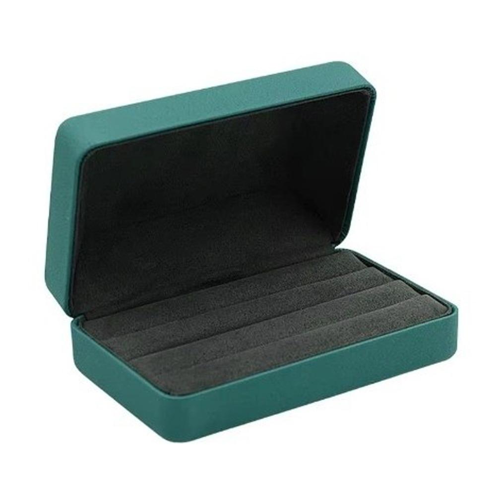 PU Leather Ring Organizer Box Stackable Design Ring Storage Box New Jewelry Box Travel Storage