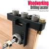 Precision Doweling Jig Master Kit Woodworking 3 In 1 Adjustable Pocket Hole Dowel Cam Jig Wooden Tenon Drilling Guide Locator