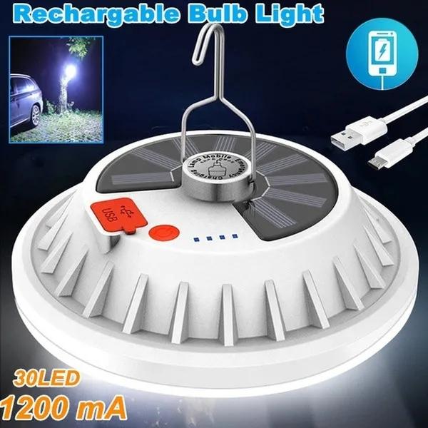 Portable Rechargeable LED Bulb Lamp Outdoor Emergency Light for Home Outdoor Camping Car Repairing Lighting