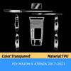 For MAZDA 6 ATENZA 2017- Gearbox Panel Navigation Screen Automotive Interior Accessories TPU Protective Film Cover