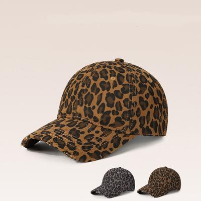 Boné de Beisebol Estampado com Onça da Moda: Um Acessório de Cabeça Elegante e Ousado
