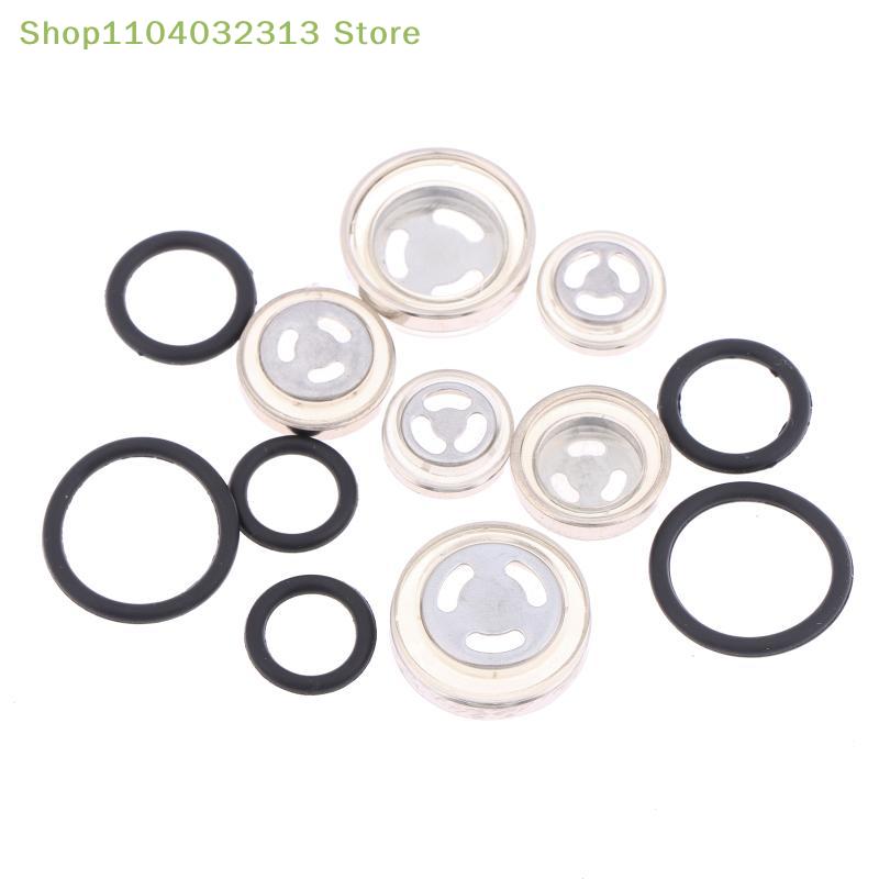 petite10Pcs Motorcycle Brake Master Cylinder Sight Glass Kit Oil Window for Hydraulic Brake Reservoir Quick Fix and Repairing