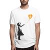 Bitcoin Balloon Guys  Banksy Loves Bitcoin Series T Shirt For Men Summer Casual Streetwear 100 Cotton XS3XL Big Size Tee Shirt