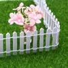 90x5cm Mini Fairy Garden Fence Natural Wood Miniature Picket Fence  Indoor Courtyard
