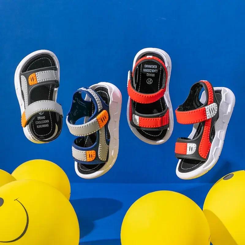 Sommer Baby Sandalen Einfarbige Baby Jungen Sandalen Weiche Sohle Rutschfest Jungen Mädchen Sandalen Kleinkind Baby Schuhe Strand 2-12 Jahre