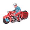 Clockwork Motorcycle Toy Retro Decorative Metal Gear Ride Wind Up Motorbike Toy for Kids Adults Coll