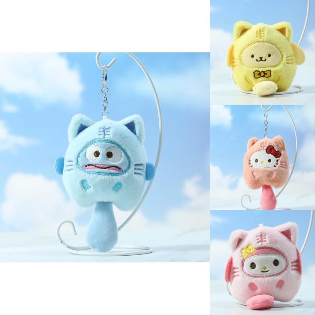 Adorable Sanrio Kuromi Plush Toy For Cute Keychain And Bag Decoration In Various Colors