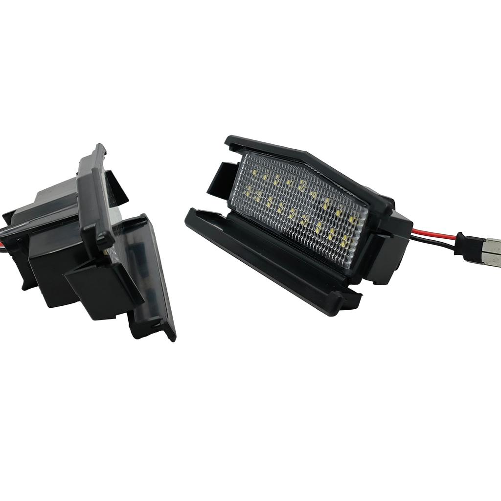 2PCS LED License Plate Lights 6000K For Mazda 2 2016 MX5 Miata 2016 white license plate light number plate lamp