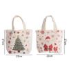 Large Capacity Christmas Canvas Gift Bag Cartoon Merry Christmas Decor  Home New Year Decor