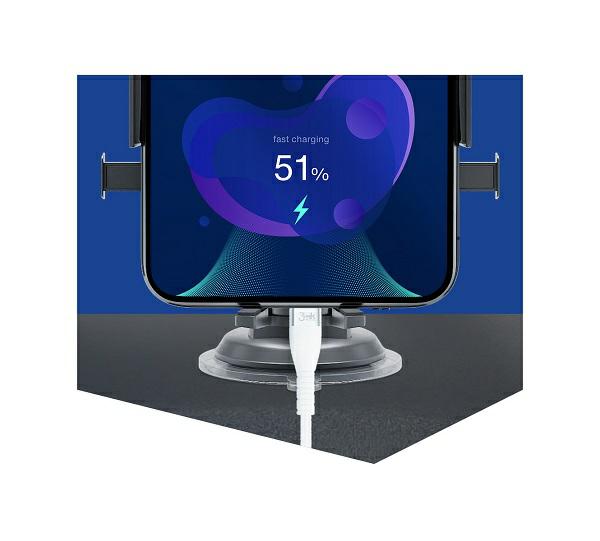 Uchwyt Do Samochodu Na Smartfon 3Mk Na Deskę Rozdzielczą/ Kokpit Car Holder Czarny