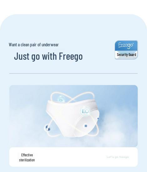 Freego Pure Cotton Disposable Underwear for Women & Men - Travel & Daily Boxer Briefs