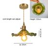 Vintage Ripples Glass Pendant Lamp Bedroom Dining Room Kitchen Retro Pendant Light Indoor Decor Hanging Light Ceiling Chandelier
