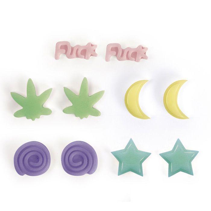 5 mini moules pour bijoux Rebelle