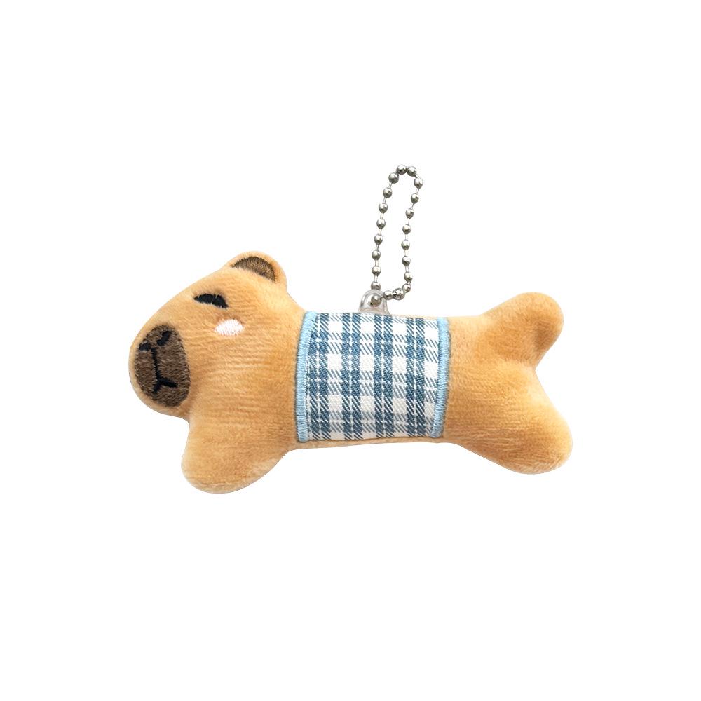 Cute Puppy Plush Keychain Ornament - Cartoon Figure Decoration for Bags or Gifts