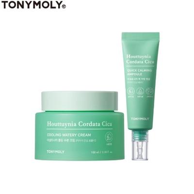 TONYMOLY Houttuynia Cordata Cica Ampolla + Crema Set 2 artículos