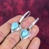 Larimar Ohrringe, 925 Sterlingsilber Schmuck, Edelstein Ohrringe, Geschenk für Sie Handgefertigter zarter Schmuck