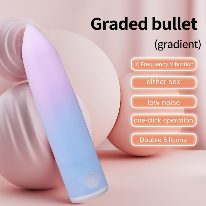 USB Rechargeable Gradient Vibrating Egg, 10-frequency Female Masturbation Device, Orgasm Vibrating Massager, Sex Toy.