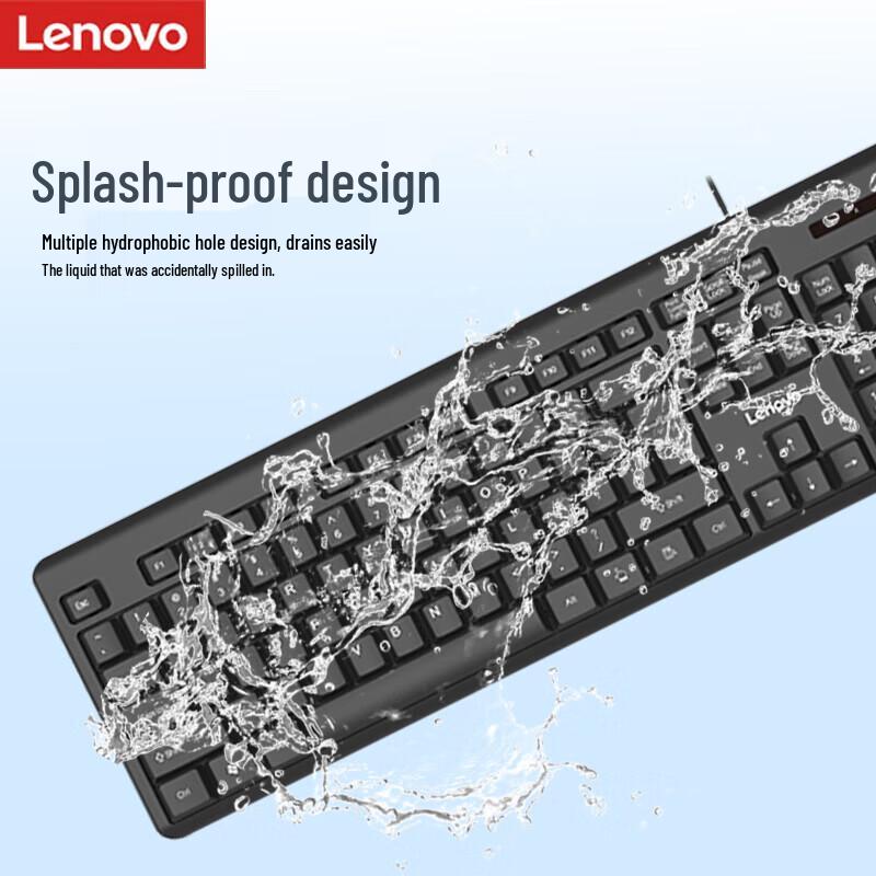 Lenovo Wired Keyboard and Mouse Set