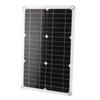 18V 20W Portable Solar Panel Semi Flexible Monocrystalline Waterproof Solar Charge Panel for