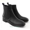 Fashion Women Genuine Leather Chelsea Ankle Boots Stretch Fabric Slip On Fashion Office & Career Boots 2025 Winter Flats Heels Boots