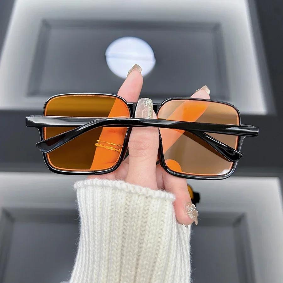 Durable High Quality Women Retro Square Sun Glasses Men Vintage Fashion Black Eyewear Ladies Sun Glasses Female Male