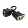 LAN CAT5 CAT6 Male/Female To Female VGA To RJ45 Network Cable Adapter Ethernet Port VGA Extender