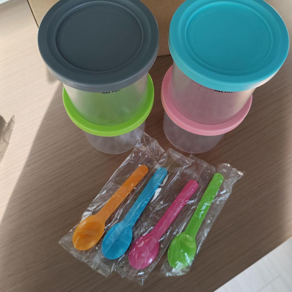 Ninja XSKPLID2CD 4-Pack Ice Cream Cups for NC299AM C300s Series