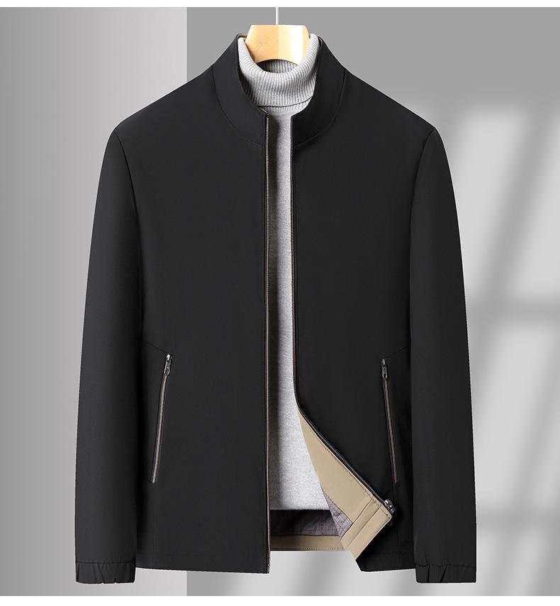 Men's Plus Velvet Thick Cotton Jacket for Autumn/Winter – Middle-aged & Elderly