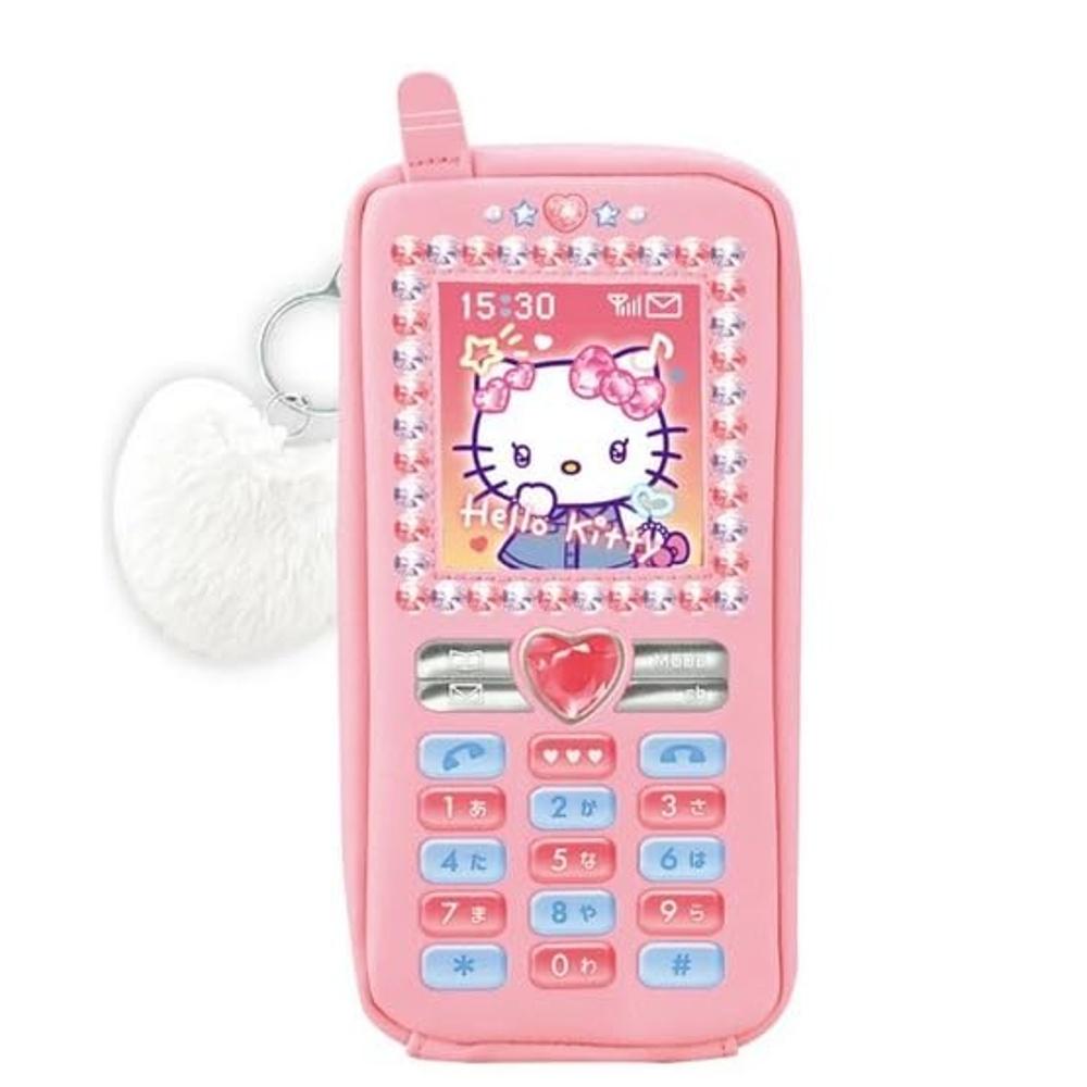 Sanrio flip phone type pencil case Hello Kitty