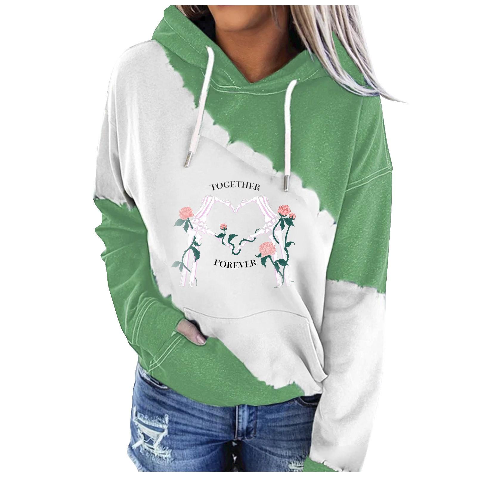 

Женская одежда, осенне-зимний Хэллоуин, круглый вырез, длинный рукав, большой свободный плюшевый утолщенный свитер, топ XXXXL зелёный