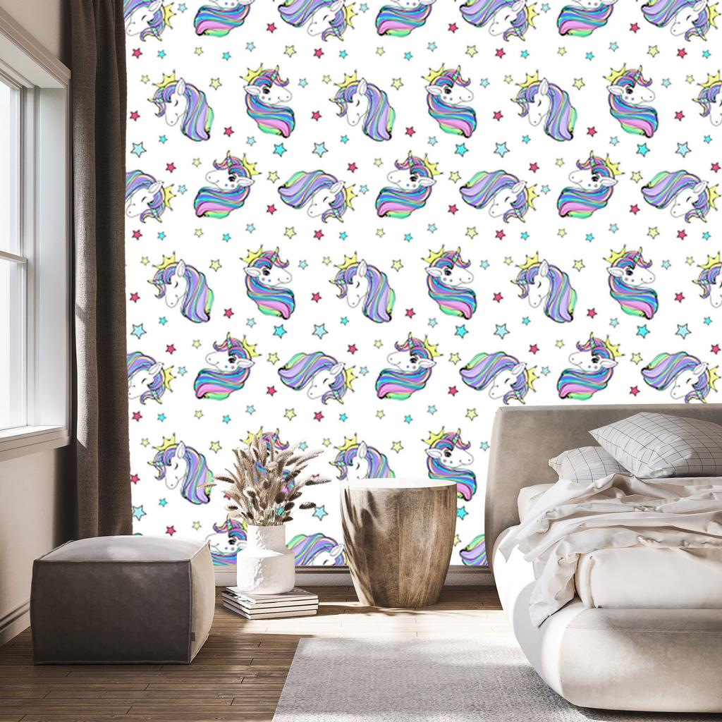 Beautiful Magical Unicorns Wallpaper for Living Room and Bedroom 50x1000
