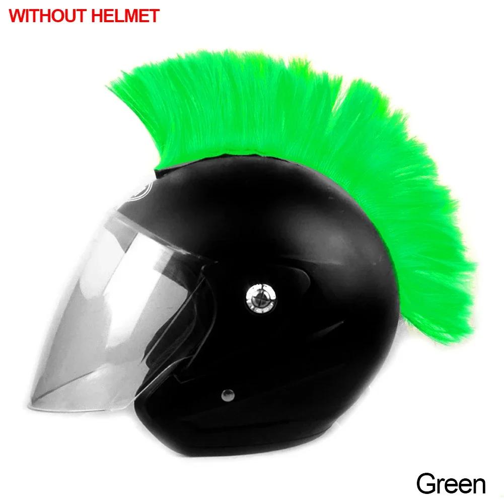 Mohawk Helm Perücke Zuschneidbare Helmdekorationen Perücken Hahnenkamm Motocross Fullface Offroad Helm Dekoration Haaraufkleber Kleben