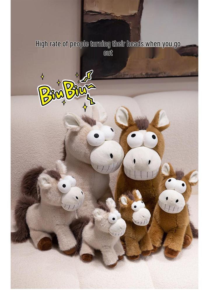 Year of the Horse Zodiac Plush Doll - Hanhan Fun Mascot Toy for Kids