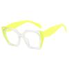 Fashion Leopard Print Optical Eyewear For Women Vintage Stitching Color Anti-blue Light Photochromic Optical Glasses With Recipe