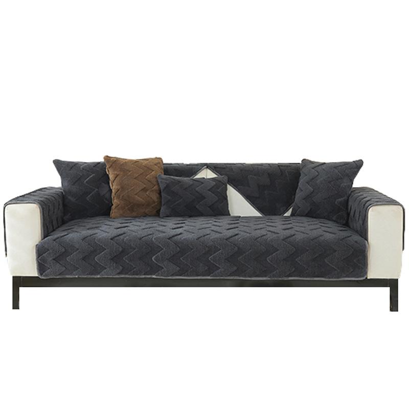 Sofa Cushion Cross-border Anti-slip Dirt-resistant Advanced Sense Cushion Winter Thickened Sofa Cover Cover Back Towel Cover