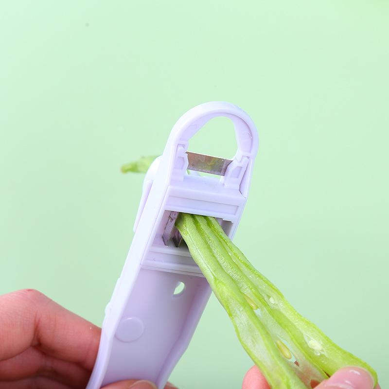 Green Bean Slicer Bean Shredder Multifunctional Vegetable Cutter Bean Tearer Runner Slicer Remover Peeler Kitchen Accessories