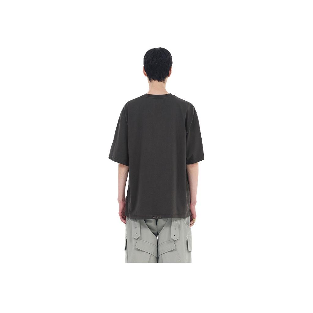WE11DONE Ss25 Pearl Bear Round Neck Short Sleeve T-Shirt Unisex Tops WD-TT0-25-757-U-CH