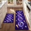 1 Stück Celestial Quest Küchenteppich Rutschfeste Fußmatte Pop-Design Badezimmerteppich Badematte Teppich für Zuhause Spüle Wäsche Dekoreeree