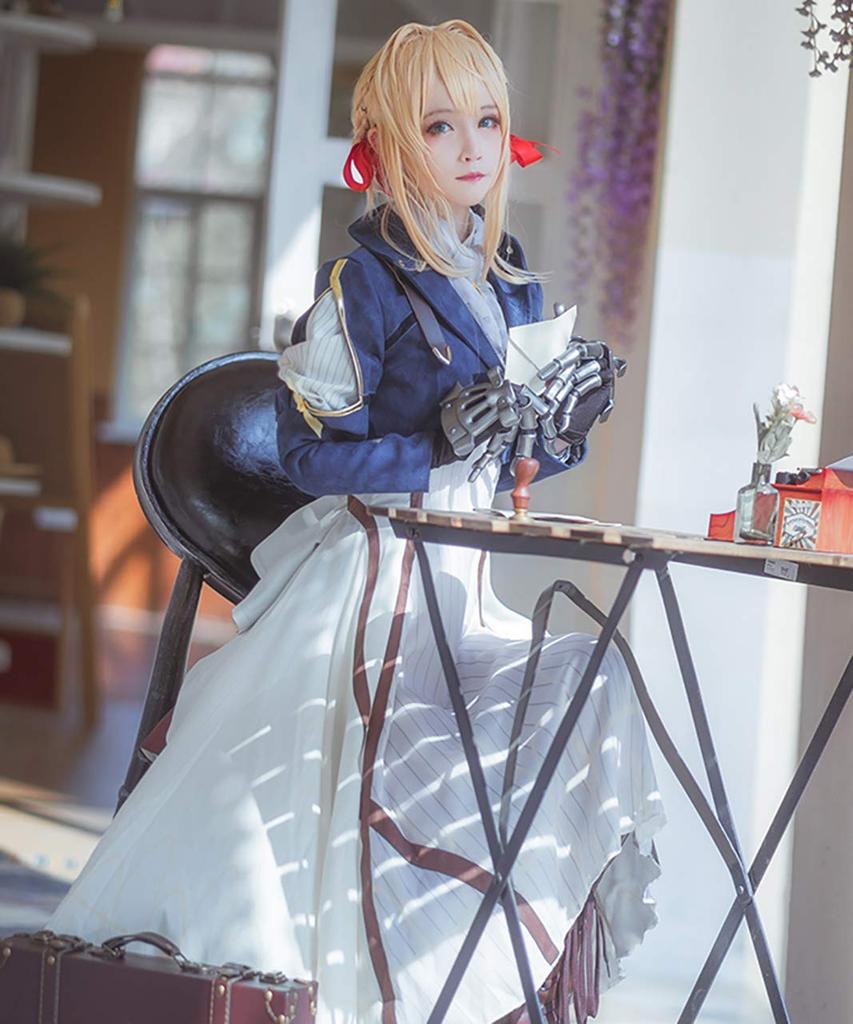 [Milky Time] Violet Evergarden Cosplay Dress with Wig