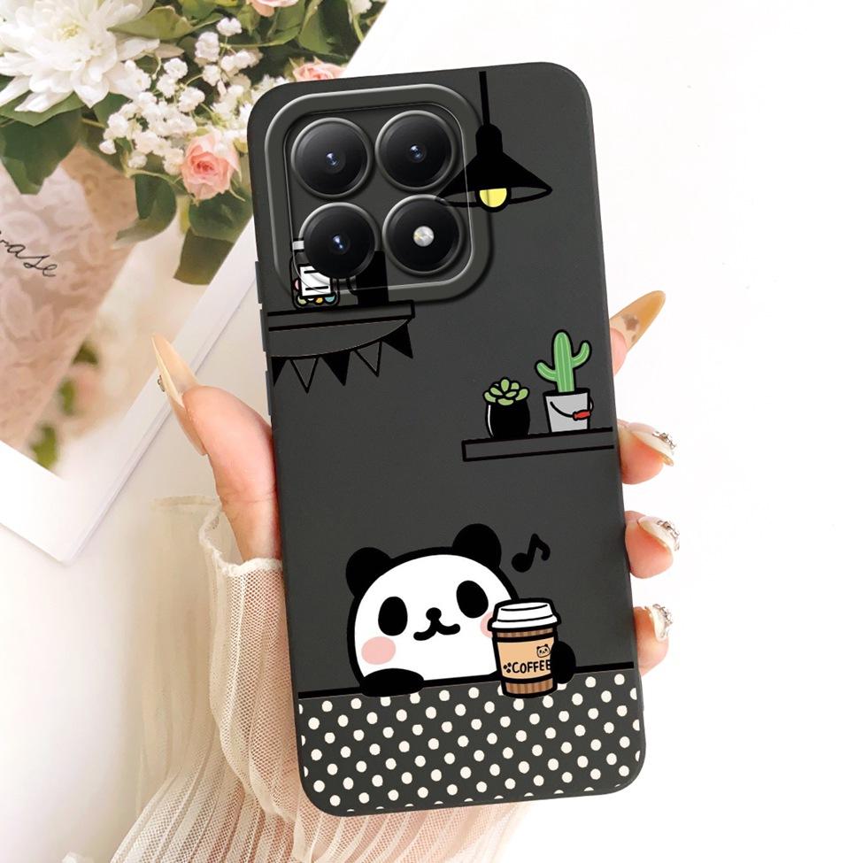 Casing For Xiaomi 15T 5G Cover Silicone Luxury Fashion Flowers Kawaii Cute Painted Shockproof Phone Case 25069PTEBG