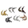 Louleur Eindkrimpkralen Connector Sluiting Armbanden Connector Sluiting Voor DIY Sieraden Maken Bal Ketting Calotte Groothandel