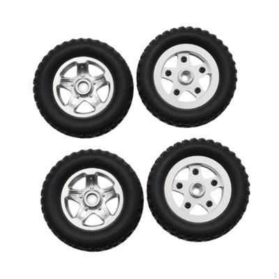 4 Pieces RC Car Tires Upgrade Accessory Rubber Wheel Tire Replacement for MN82 82S LC79 1:12