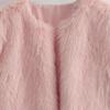 Kaslead New Arrival Women's Clothing Fashion Style Stylish Simple and Versatile Artificial Fur Short Outwear
