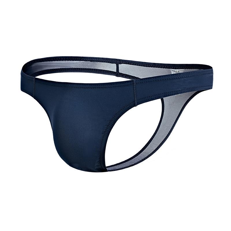 Low Rise Sexy G String Briefs Thong Underwear for Men with Elastic Waistband
