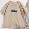 Funny Oh Whale Meme Tshirt for Men Women Beach Ocean Animal Printed T Shirts Mens Cotton Breathable Tshirt Mens Clothing
