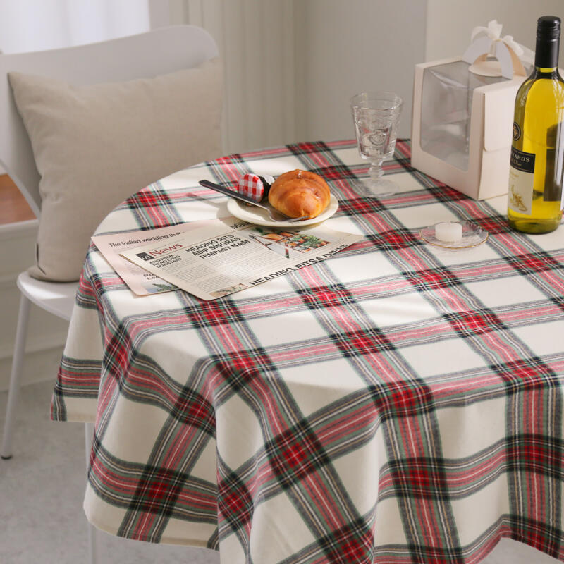 

Holly Check Tablecloth Side Tablecloth S (60cmx60cm) Red check