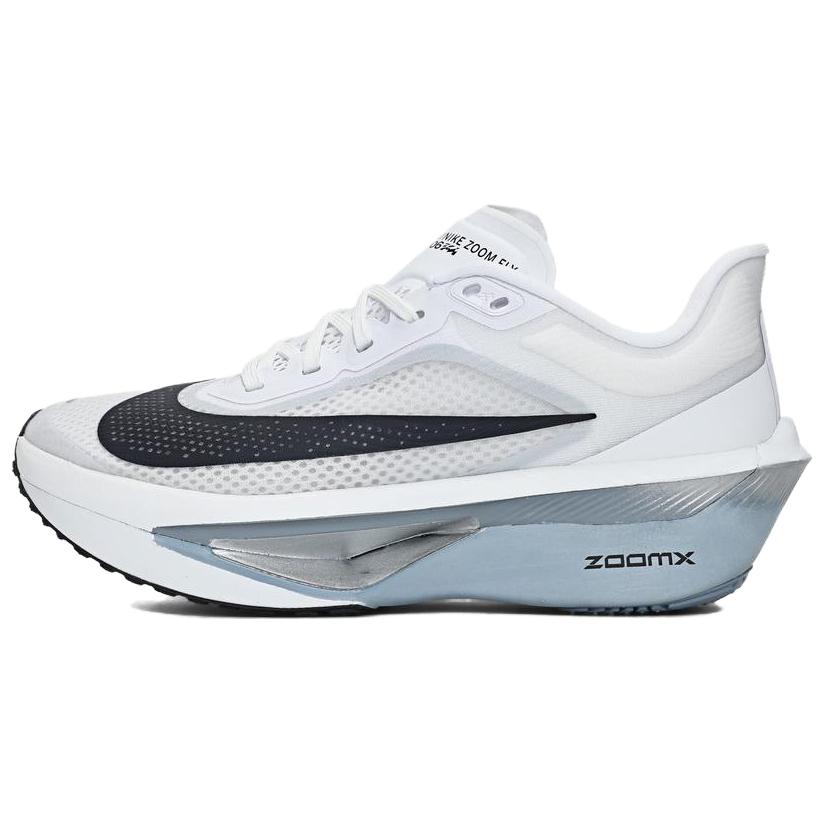 Nike Zoom Fly 6 White Pure Platinum Obsidian Mist Gridiron Women's Sneakers casual FN8455-104