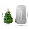 DIY Christmas Tree Candle Silicone Mold Christmas Party Decoration Aromatherapy Plaster Making Mould Home Ornament New Year Gift